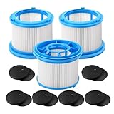Picture of 4039 Filter Replacement Fit for Bissell PowerClean FurGuard 280W and FurFinder 200W Self-Standing Cordless Vacuum，3 HEPA Filters, 6 Foam and 6 Pleated Pre-Filters