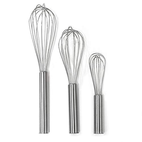 Norpro Balloon Wire Whisk Set of 3 Stainless Steel Stir/Mix/Beat 6" /8"/ 10" by Norpro - Image 3