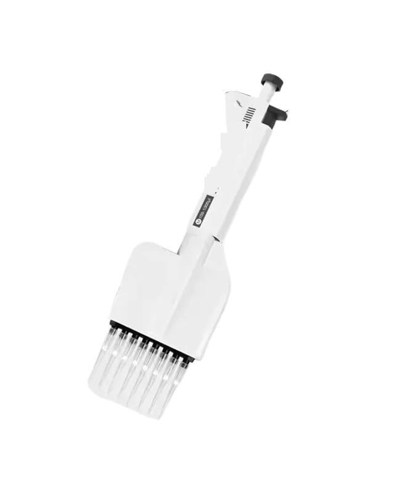 Pipeta elektroniczna, Pipeta, Wielokanałowa Instrukcja Sprzętu Laboratoryjnego Cyfrowa Regulowana Mikropipeta 8 Kanałów 12,Przenośne urządzenie do pipet(8 Channels 50-300ul)