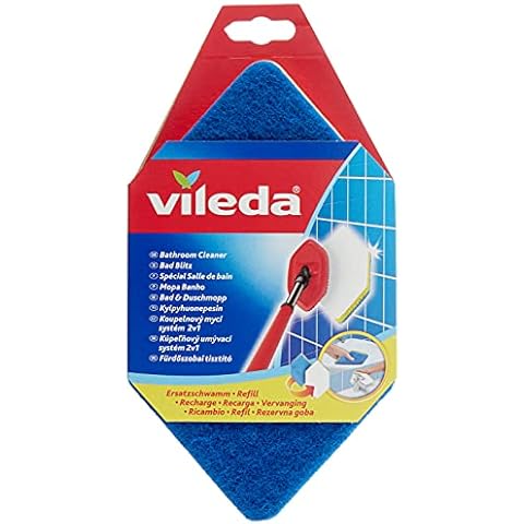 Vileda Bad Blitz Ersatzschwamm, hexagonale Form, für die Badreinigung, kein Verkratzen Cover