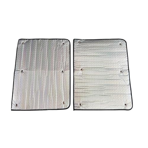 Sunshade for Car for BYD Atto 3 Yuan Plus for MG for ZS EV 2pcs Car Sunroof Sunshade Heat Insulation Cover Windscreen Sun Shade Protection Aluminum Foil Windshield Sunshade(01)