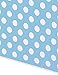 Powder Blue Dots Rectangular Plastic Table Cover (54