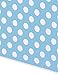 Polka Dot Plastic Tablecloth, 108" x 54", Light Blue