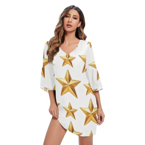 Robe trapèze légère en soie fluide pour camoufler les formes avec élégance