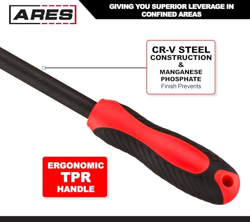 Image of ARES 70184 3-Pc Indexable Pry Bar Set - 8, 12, 16-In, 11-Position Angle
