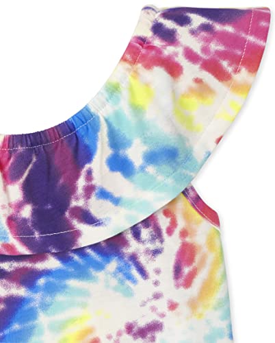 The Children's Place Girls Short Sleeve Ruffle Tank Top3