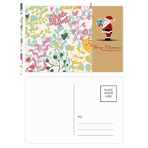 Cartes postales fleurs et feuilles multicolores pour décorer vos bureaux et cadeaux