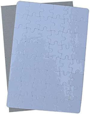 Techtongda 10pcs Blank Sublimation A5 Jigsaw Puzzle Heat Press Transfer DIY Crafts