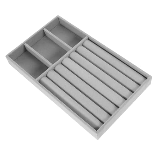 PartyKindom Plateau Organisateur De Bijoux Empilable Inserts Pour Tiroir Présentoir à Bijoux Pour Ranger Colliers Et Bracelets