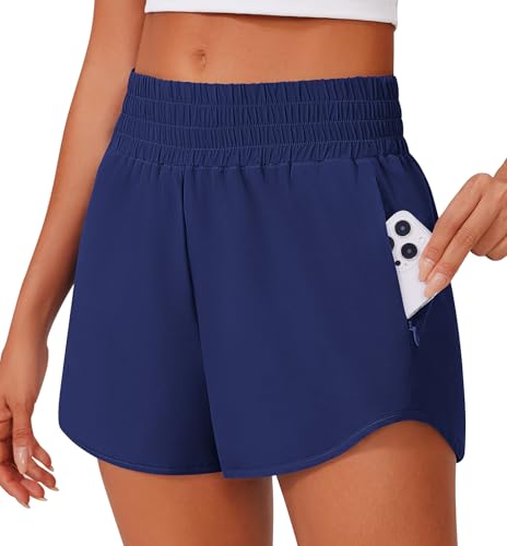 Shorts de sport femmes 2 en 1 pour séances de yoga d'été et course