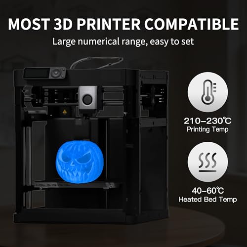 Image of RAMBERY Glow in The Dark Blue 3D Printer Filament Luminous PLA Filament 1.75mm 3D Printing Filament Fit Most FDM Printers, 1kg(2.2lbs) /Spool