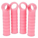 FRCOLOR Mango para Escoba de Plástico 22 Mm, 4 Piezas, Empuñadura Ergonómica para Varilla de Fregona, Manguito de Repuesto para Limpieza en Hogar, Oficina y Escuela