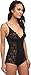 Calvin Klein Women's Delicate Fashion Bodysuit, Black, X-Small/Small