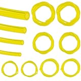 Nicunom 4 Sizes (10-Feet Each) Fuel Line Hose Tube for Weed String Trimmer Blower Chainsaw, I.D. x O.D 0.08' x 0.14' 1/8' x 1/4' 1/8' x 3/16' 3/32' x 3/16'