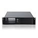 RackChoice 2U Micro ATX Compact Rackmount 2 x 5.25 Chassis Support ATX PC PS2 PSU with Side 80mm Fan