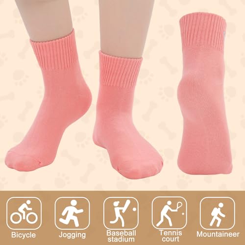 Image of Eurzom 10 Pairs Socks Womens Crew Elastic Ankle Length Cotton Socks Aesthetic Cute Lightweight Low Cut Gifts for Women