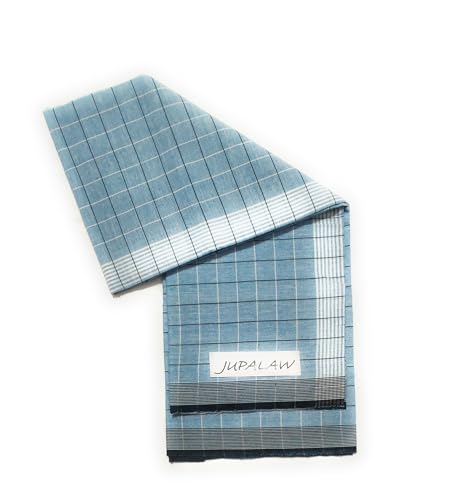 Image of 100% Pure Cotton Checked Fancy 2mts lungi,