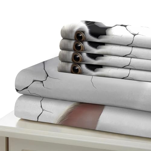Parure de lit Terre vue nocturne en microfibre 200x200 pour ado
