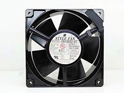 Amazon.co.jp: US12D22-GT 220V 120mm 冷却ファン - 16/15W 12038 冷却