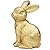 MAIBAOTA Large Gold Bunny Easter Decoration for Home Spring Decoration for Home Table Decor Rabbit Figurines