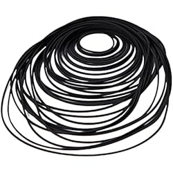 Maquina Cinturera Cintas de Maquina para Cinturon,Biluer 100PCS Mezcla Cassette Tape Belt Correa de Transmision Correa para Tocadiscos Cinta De Casete Utilizado En Grabadoras De Video Walkmans Unidades De DVD