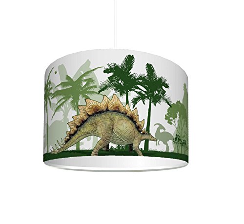 Preisvergleich Produktbild Kinderzimmer Lampenschirm"Dinosaurier" KL57 / kinderleicht eine Dino Lampe erstellen / als Steh- oder Hängeleuchte / Deckenlampe / perfekt für Dinosaurier-begeisterte Jungen / STIKKIPIX
