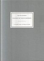 Elegies of Manumission 1590053370 Book Cover