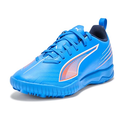 Top 10 Best Youth Turf Soccer Shoes for Performance 6 Puma Unisex-Child Ultra Play Turf Training Soccer Cleats, Ultra Blue-White-Glowing Red AH25, Big Kid 6.5