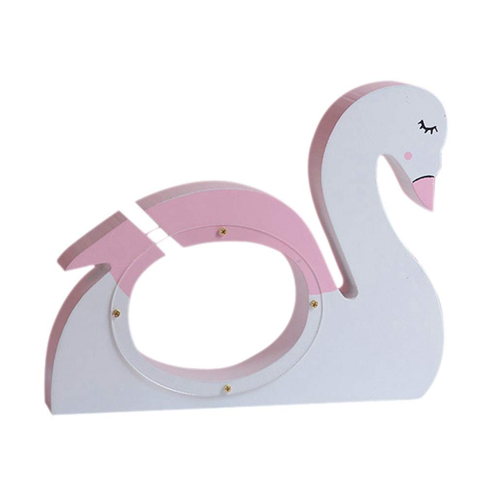 Decoration Glitter Swan Piggy Bank Coin Money Box Children's Room Photogr Kids' Banks
