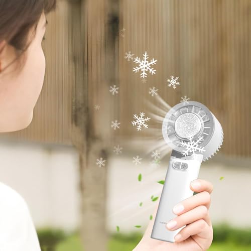 Ventilador de refrigeración portátil para retocar el maquillaje en bodas y eventos de verano 8