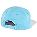 K-Pop Demon Hunters Saja Boys Flat Brim Trucker Hat Featuring Logo Patch and Saja Boys Character Print Under Brim, Pink & Blue