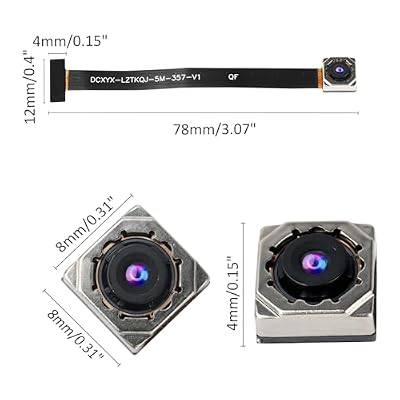 2 PCS OV5640 Camera Module,120Autofocus Lens 5 Megapixel Lens for ESP32,STM32,Single Board Computer
