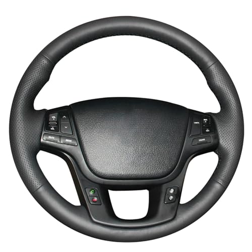 MEWANT-Stitch-On-Custom-Fit-Steering-Wheel-Cover-for-Kia-Sorento-Cadenza MEWANT Stitch On Custom Fit Steering Wheel Cover for Kia Sorento Cadenza - Image 1