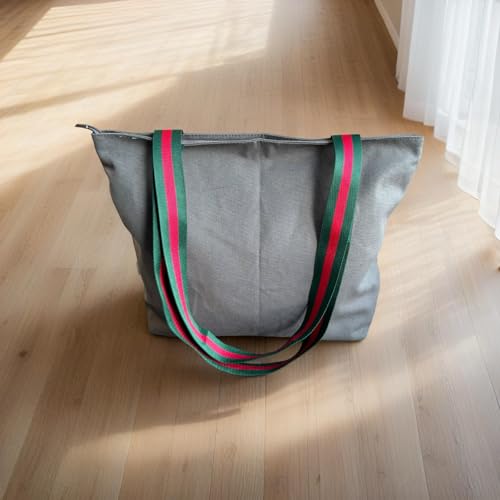 Sac de course zippé en coton durable fini les objets perdus au marché - 2