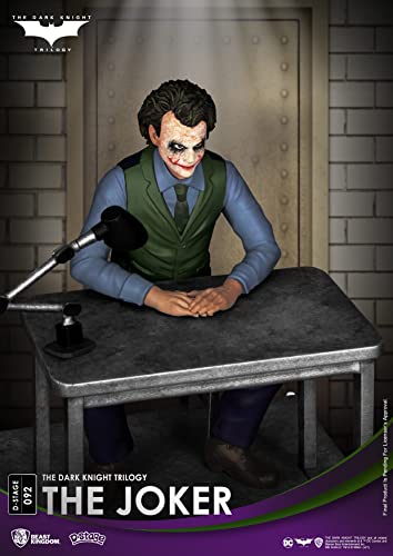 Beast Kingdom The Dark Knight Trilogy: The Joker Ds-092 D-Stage 6 Inch Statue, Multicolor #TOP7