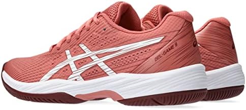 ASICS Women's Gel-Game 9 Tennis Shoes, 8.5, Light Garnet/White | Image 2