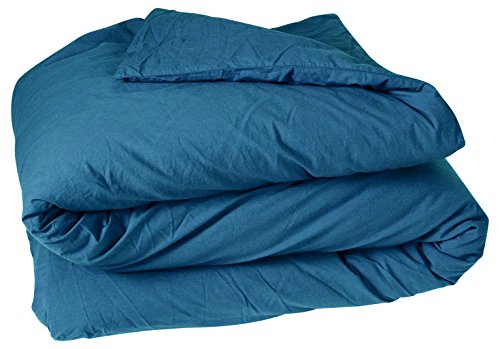 Vent Du Sud Housse de Couette, Coton, Marine, 200x200 cm