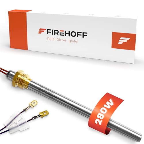 Bougie poêle à granules - PIAZZETTA/SUPERIOR/JOLLY MEC/INTERSTOVES/MCZ/FREEPOINT/RED/KAUSIFLAM/SKIA - 280W, 140mm, Ø 9,9mm, filetage 3/8, avec cosses - GARANTIE 2 ans - Made in Italy