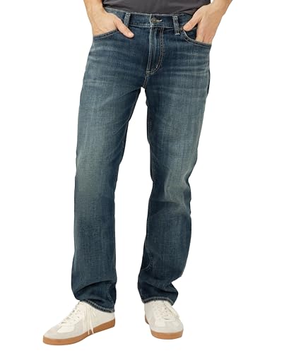 Silver Jeans Co. Mens Eddie Classic Athletic Fit Tapered Leg Jeans