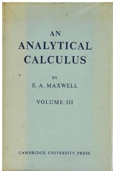 Hardcover An Analytical Calculus for School and University, Volume III Book