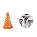 Franklin Sports Soccer Cones - Flexible 9 Inch Cones - Orange