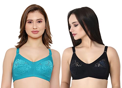 Image of Women Net Non-Padded Wire Free Regular Bra