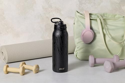 Image of Ello Pop & Fill Insulated Stainless Steel Water Bottle with Quick Fill Lid, Leakproof Locking, Sip or Chug Spout, BPA-Free, Double Wall Vacuum Insulated for Sports, Travel & School- 22oz / 32oz / 40oz