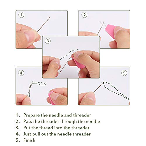 Aboofx Beginner Embroidery Kit, Cross Stitch Kit with Pattern and Instructions