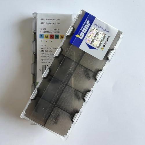 Lame en carbure DGN1002J IC908 pour éliminer les vibrations de tronçonnage