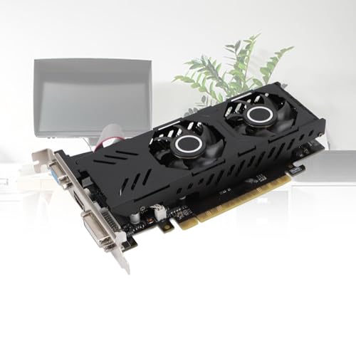 Image of GT750 4GB GDDR5 Computer Video Graphics Card, 128 Bit PC Gaming Graphics Card with Cooling Fan, PCI Express 3.0 x 16, DVI, VGA, HD Display Interface