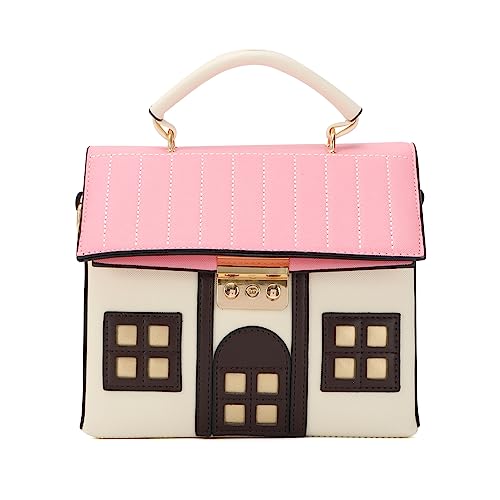 Bolso Tote con forma de casa para mujer miniatura 1
