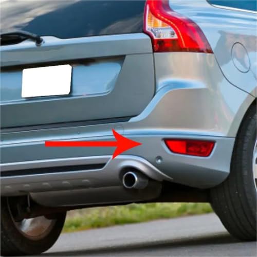 Reflectores parachoques Volvo XC60 2008 acabado de alta resistencia óptica trasera doble 7
