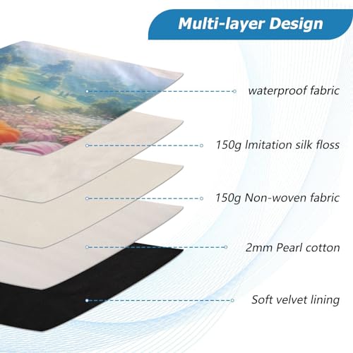 Funda para portátil 13-14 pulgadas con diseño flores y mariposas miniatura 4
