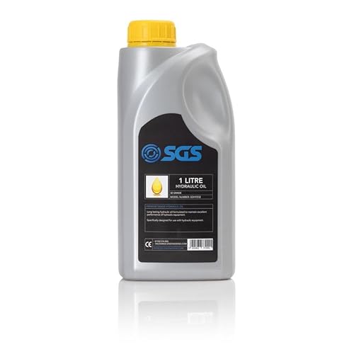 SGS Hydraulic Oil, 32 Grade Oil, Long Lasting for Hydraulic Equipment - 1 Litre